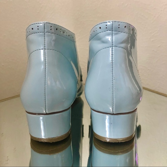 B.A.I.T. Patent Leather 60s style Retro Shoes - Picture 4 of 6